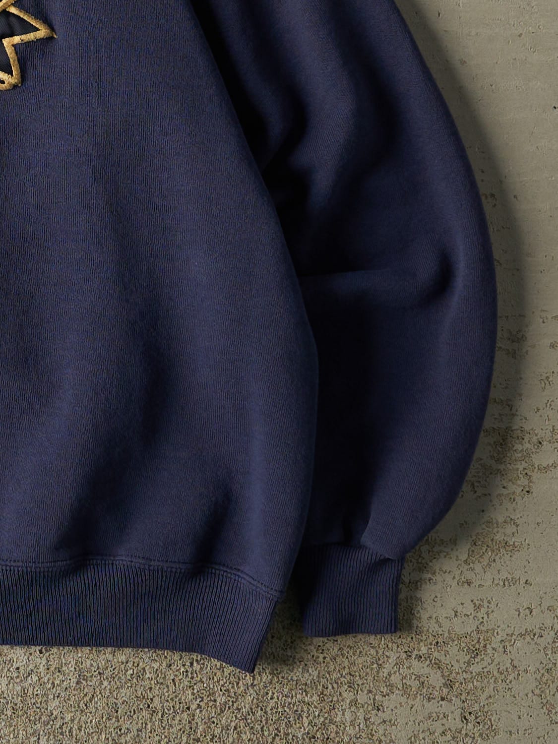 Vintage 90s Navy Blue University of Michigan Crewneck (XS/S)