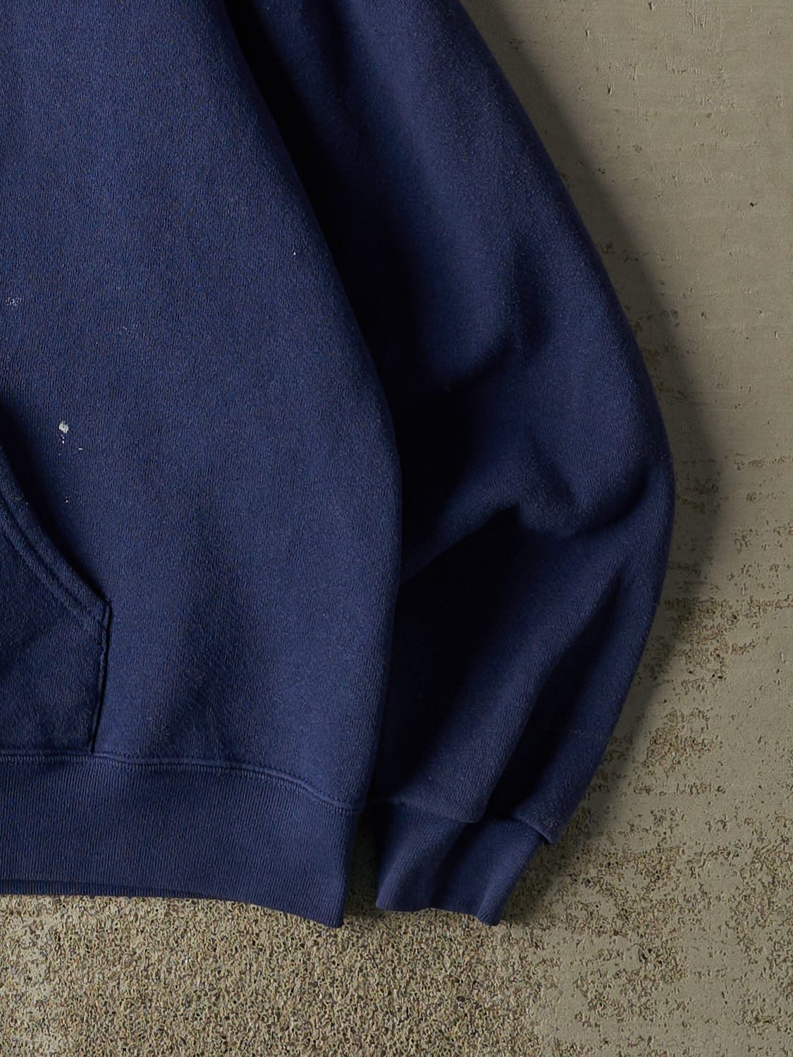 Vintage 90s Royal Blue Blank Zip Up Hoodie (S/M)