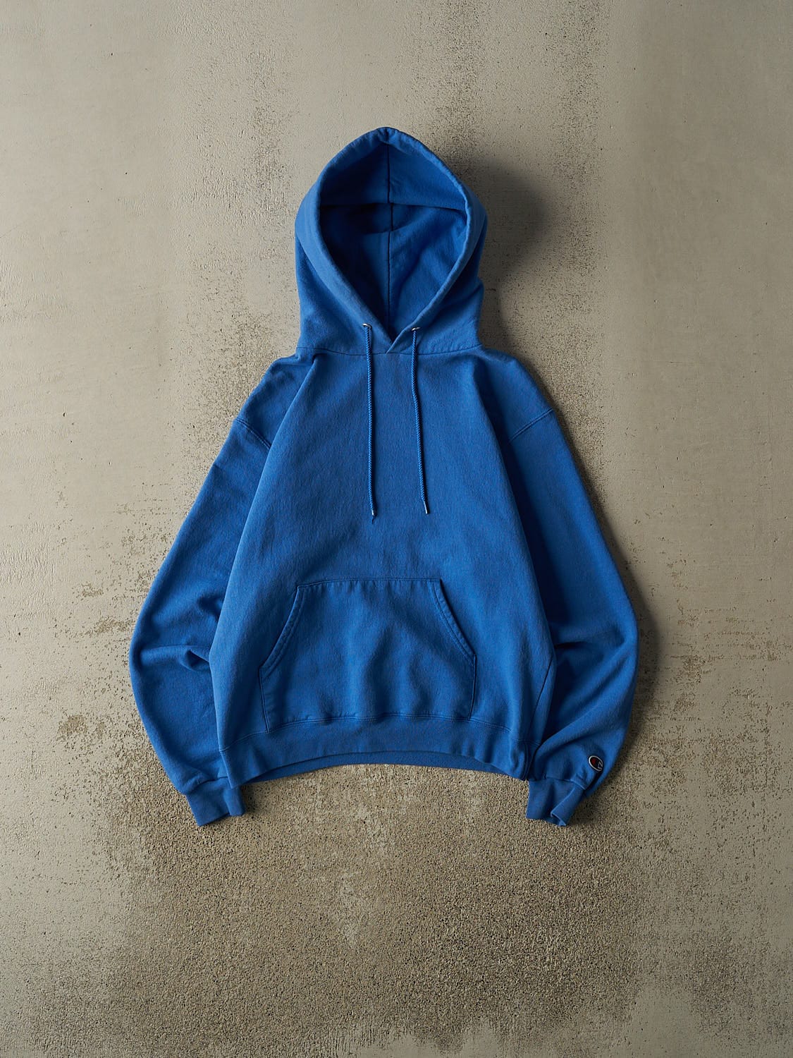 Vintage 90s Blue Champion Blank Hoodie (S)