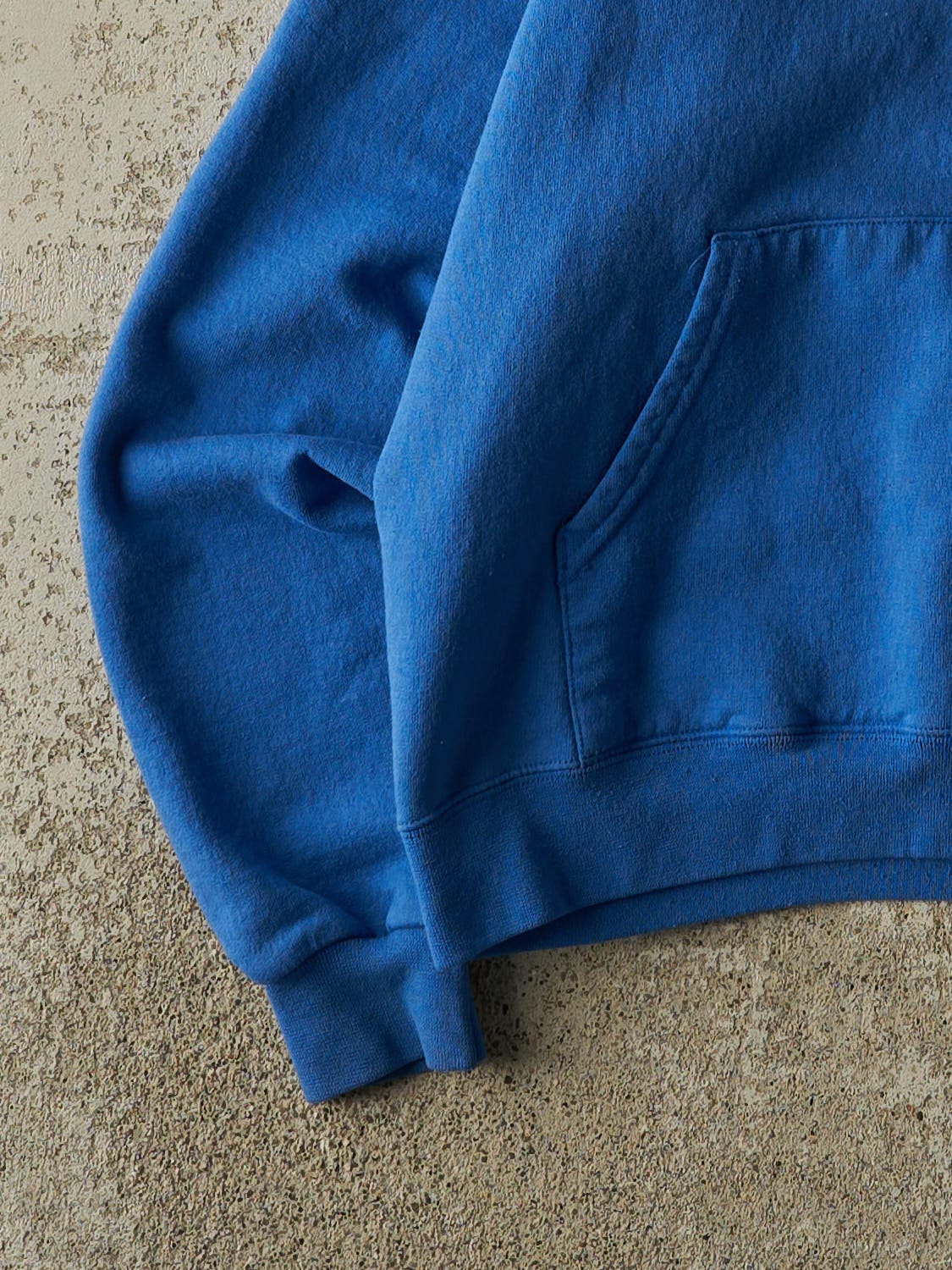 Vintage 90s Blue Champion Blank Hoodie (S)
