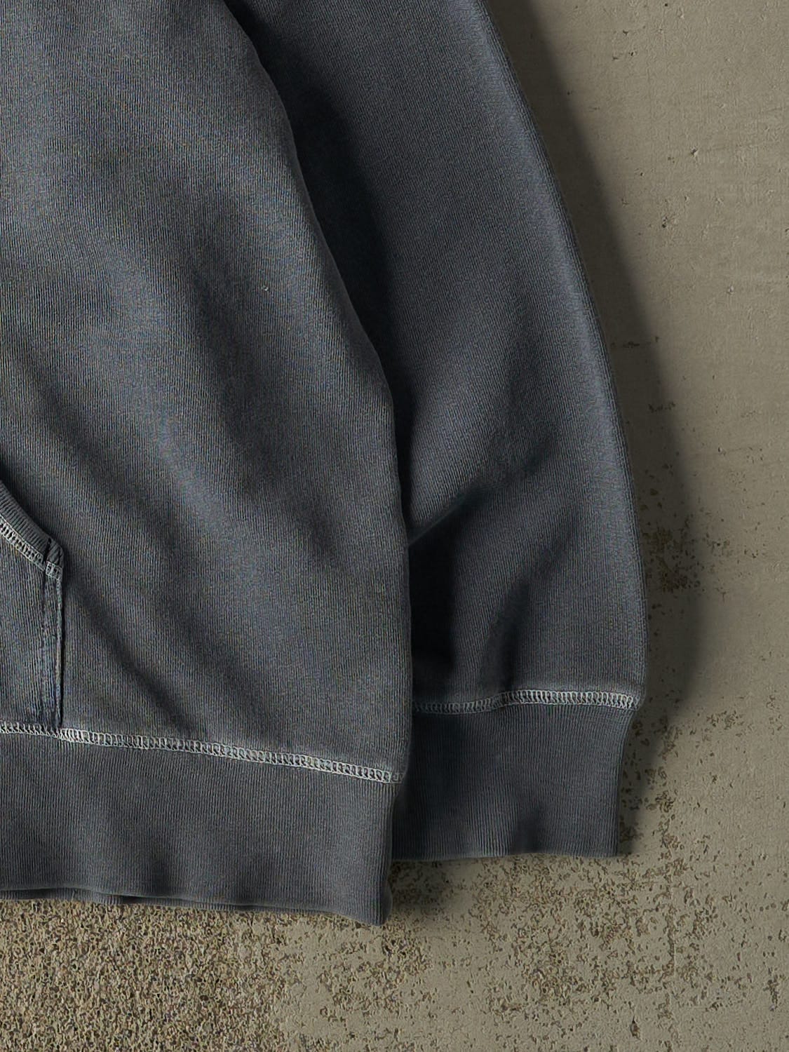 Vintage Y2K Washed Blue Eddie Bauer Embroidered Hoodie (XXL)