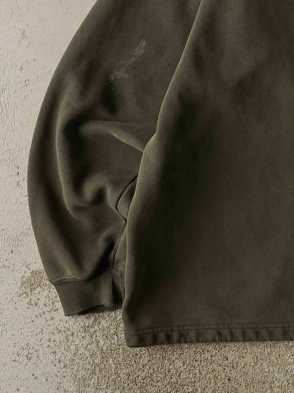 Vintage 90s Green Carhartt Embroidered Quarter Zip Sweater (XL/XXL)