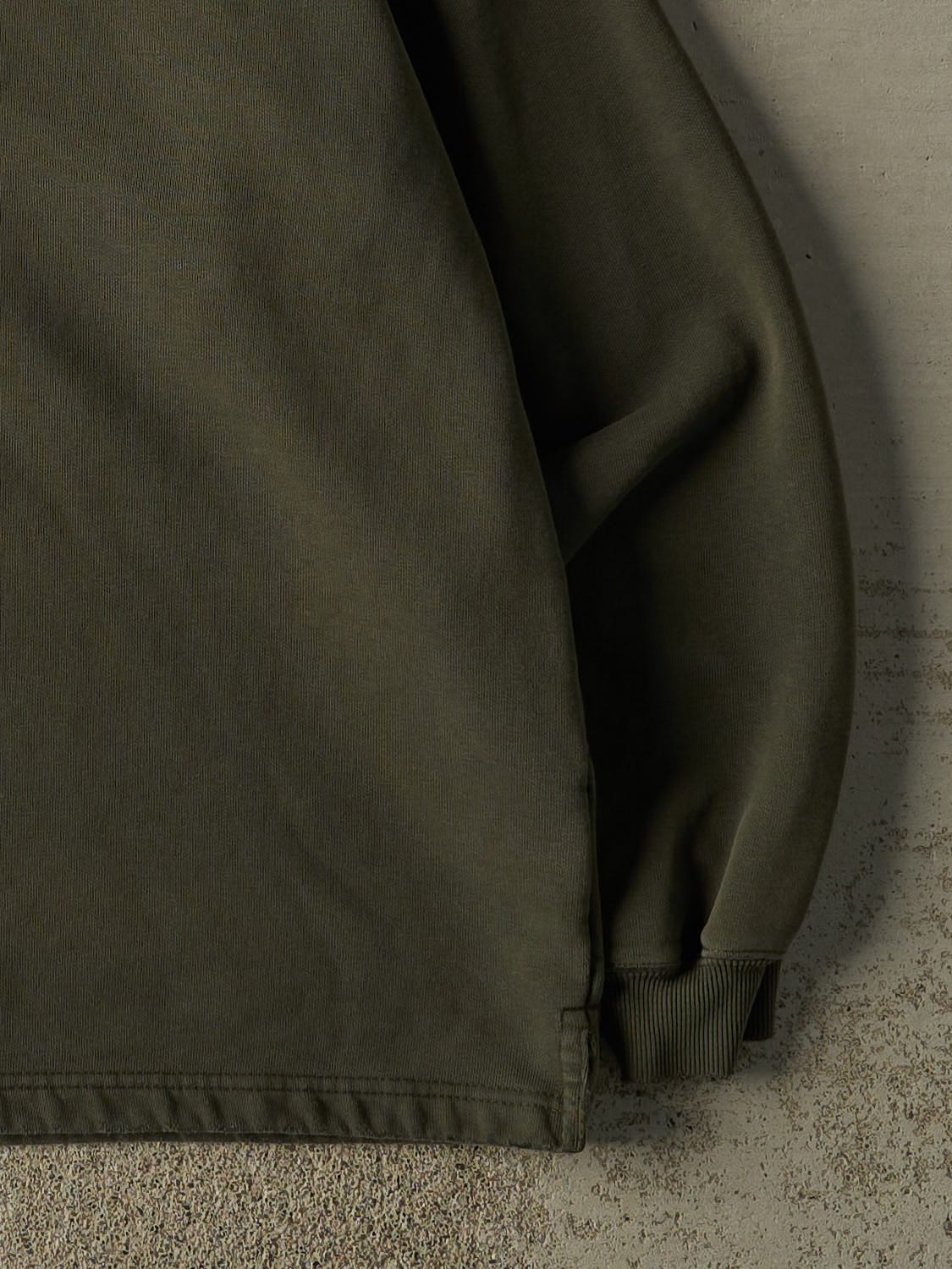 Vintage 90s Green Carhartt Embroidered Quarter Zip Sweater (XL/XXL)