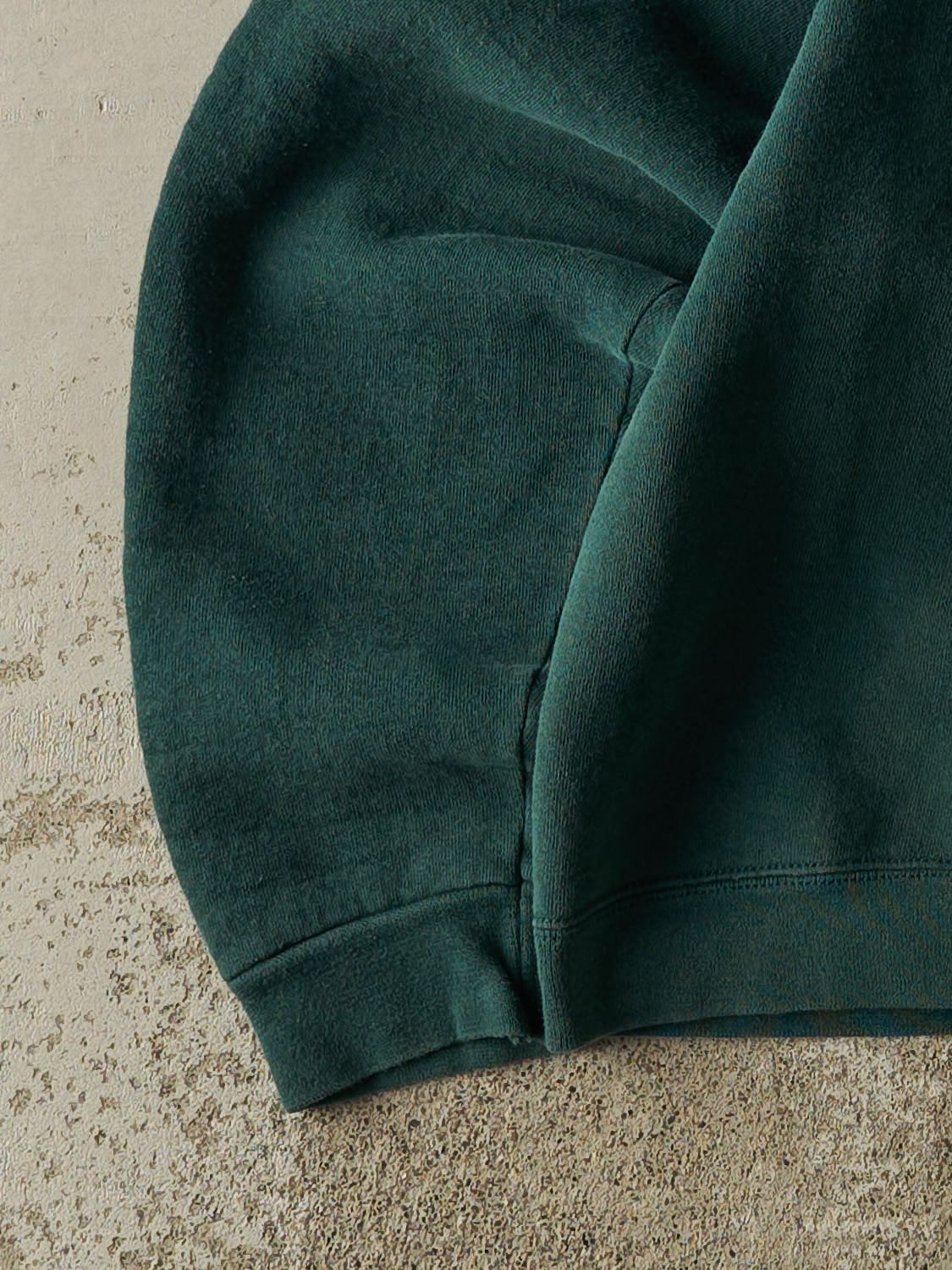Vintage 90s Green Blank Crewneck (XXS/XS)