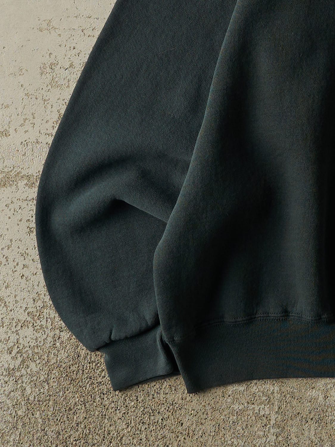 Vintage 90s Green Russell Athletic Blank Crewneck (L)