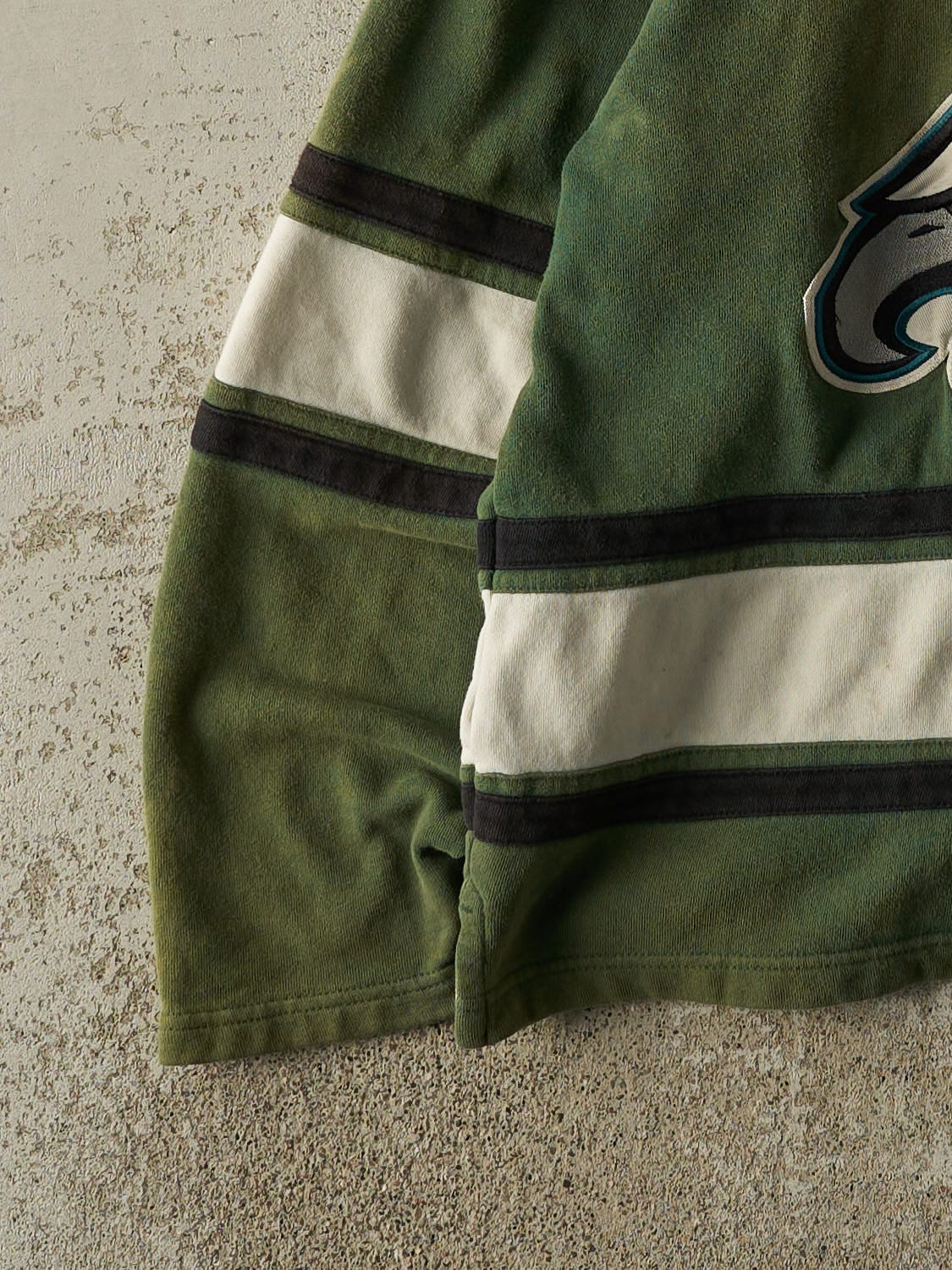 Vintage Y2K Sun Faded Green Philadelphia Eagles Hoodie (M/L)