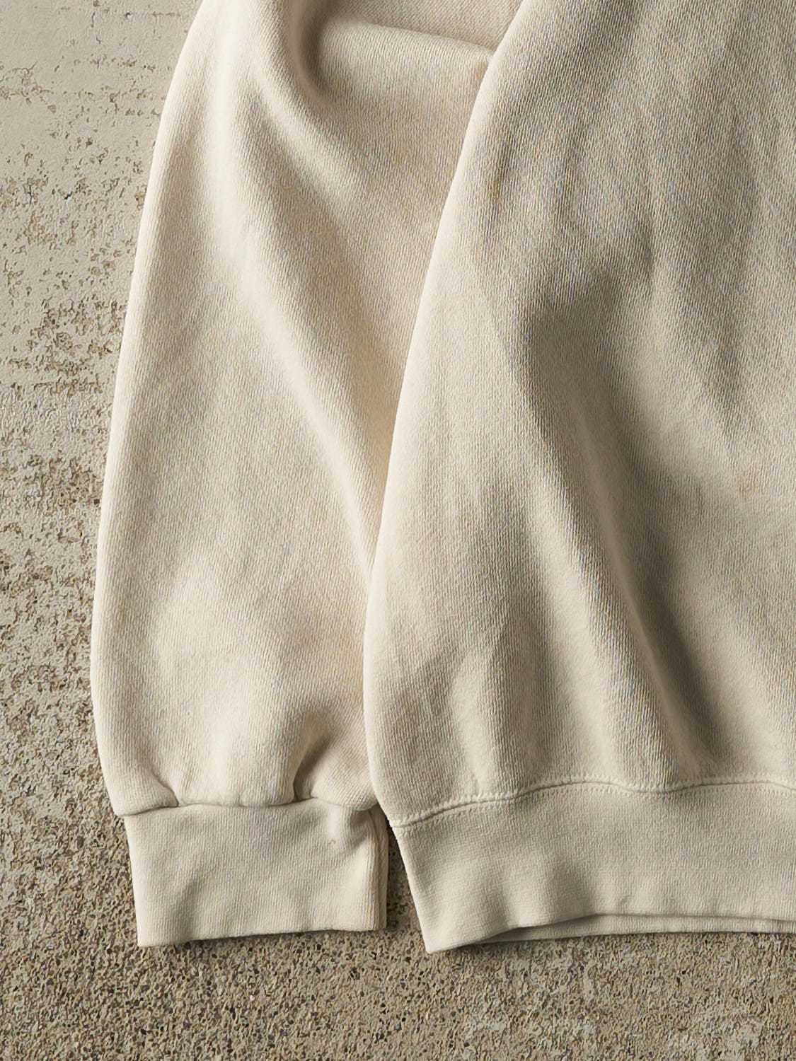 Vintage 90s Beige Maine Crewneck (L)