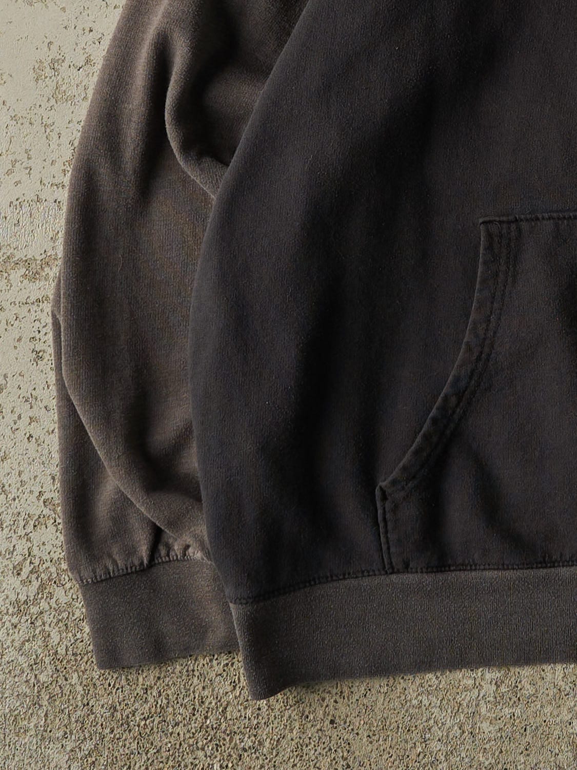 Vintage Y2K Charcoal Grey & Black Pittsburgh Steelers Hoodie (XL/XXL)