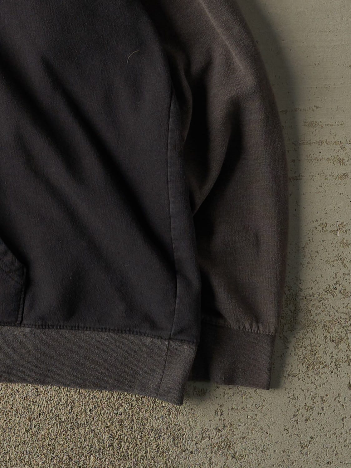 Vintage Y2K Charcoal Grey & Black Pittsburgh Steelers Hoodie (XL/XXL)