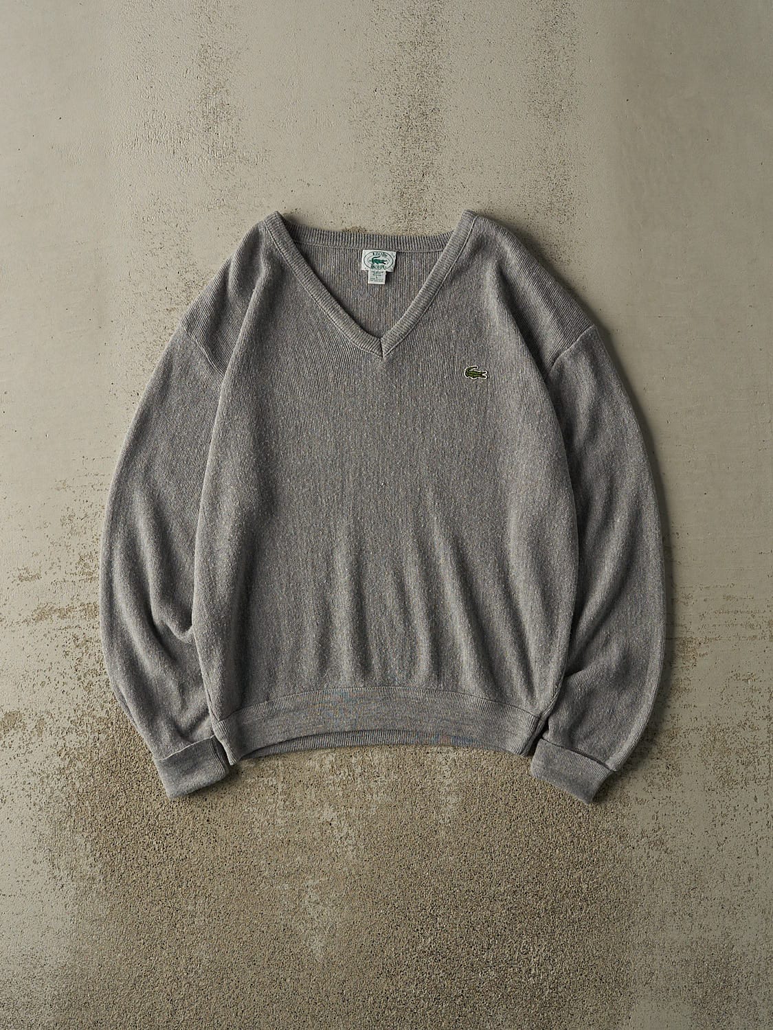 Vintage 80s Grey Izod x Lacoste Knit (M/L)