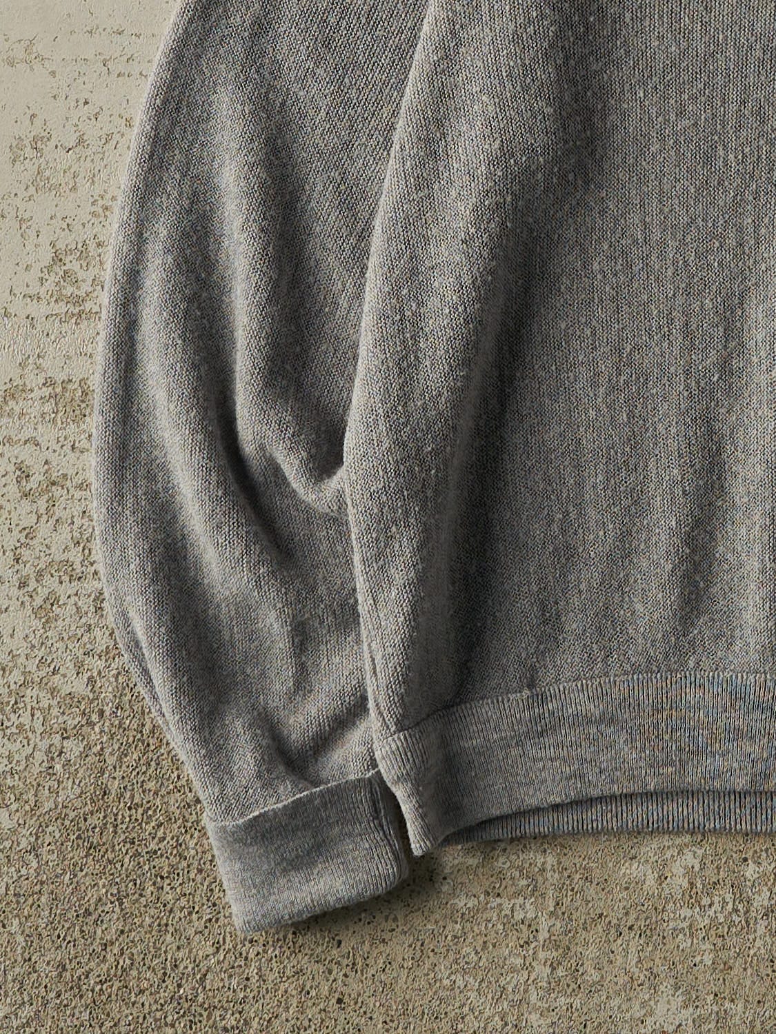 Vintage 80s Grey Izod x Lacoste Knit (M/L)