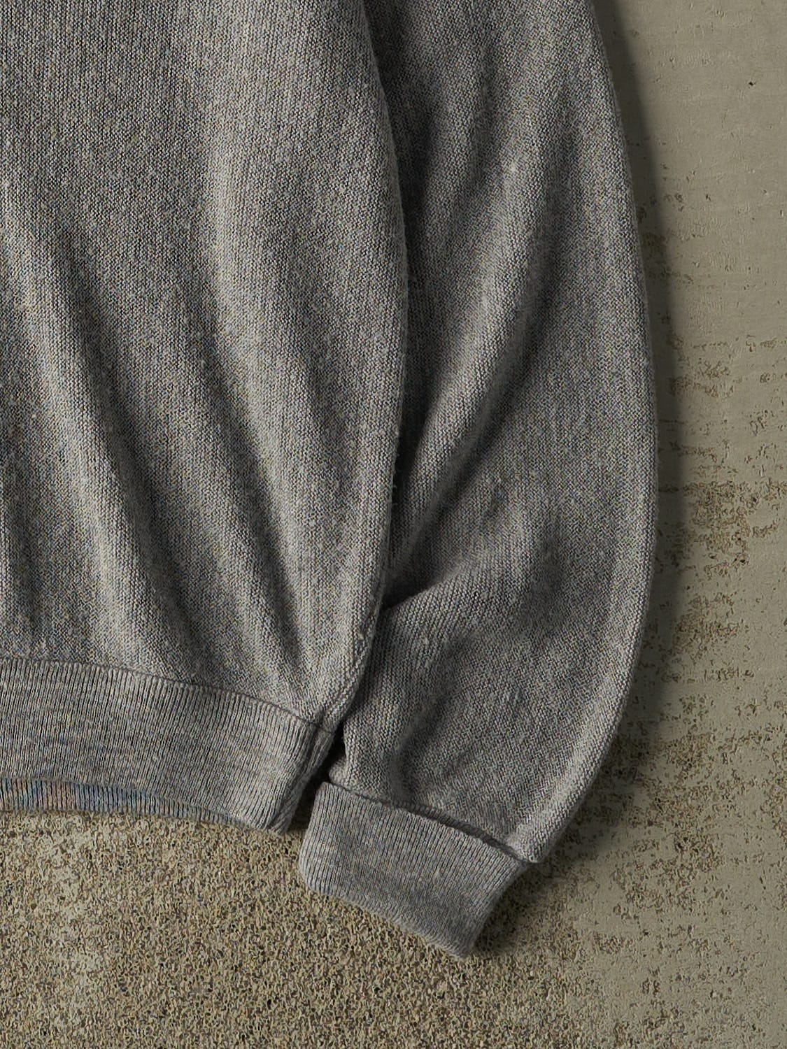 Vintage 80s Grey Izod x Lacoste Knit (M/L)