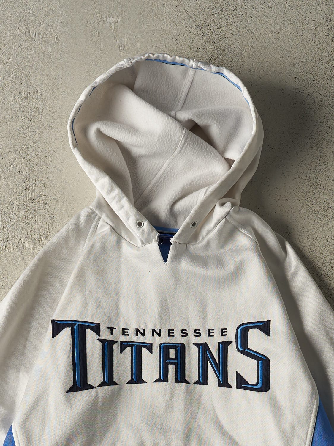 Vintage Y2K White Tennessee Titans Hoodie (XL/XXL)