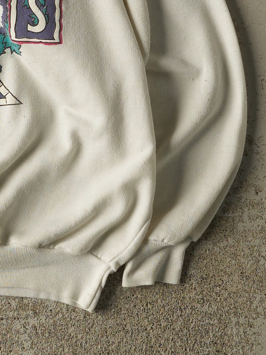 Vintage 80s White Paris Crewneck (XS/S)