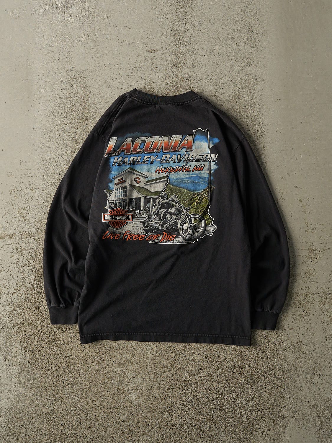 15' Black Harley Davidson Marideth NH Long Sleeve (S)