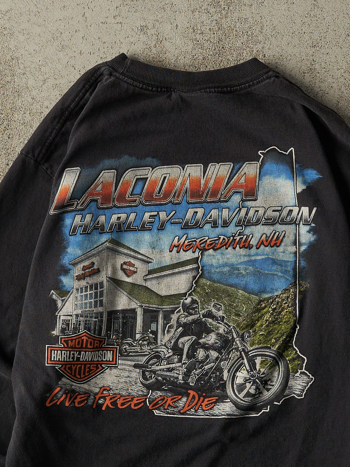 15' Black Harley Davidson Marideth NH Long Sleeve (S)