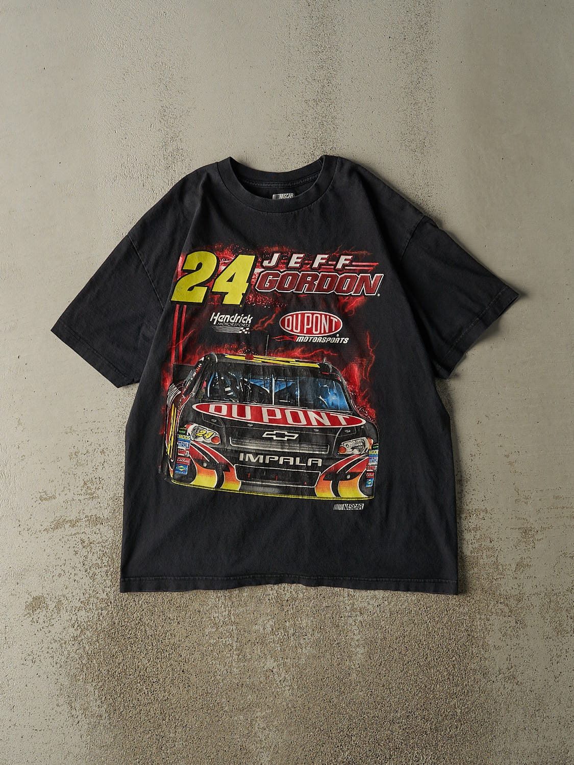 Vintage Y2K Black Jeff Gordon Nascar Tee (XL/XXL)
