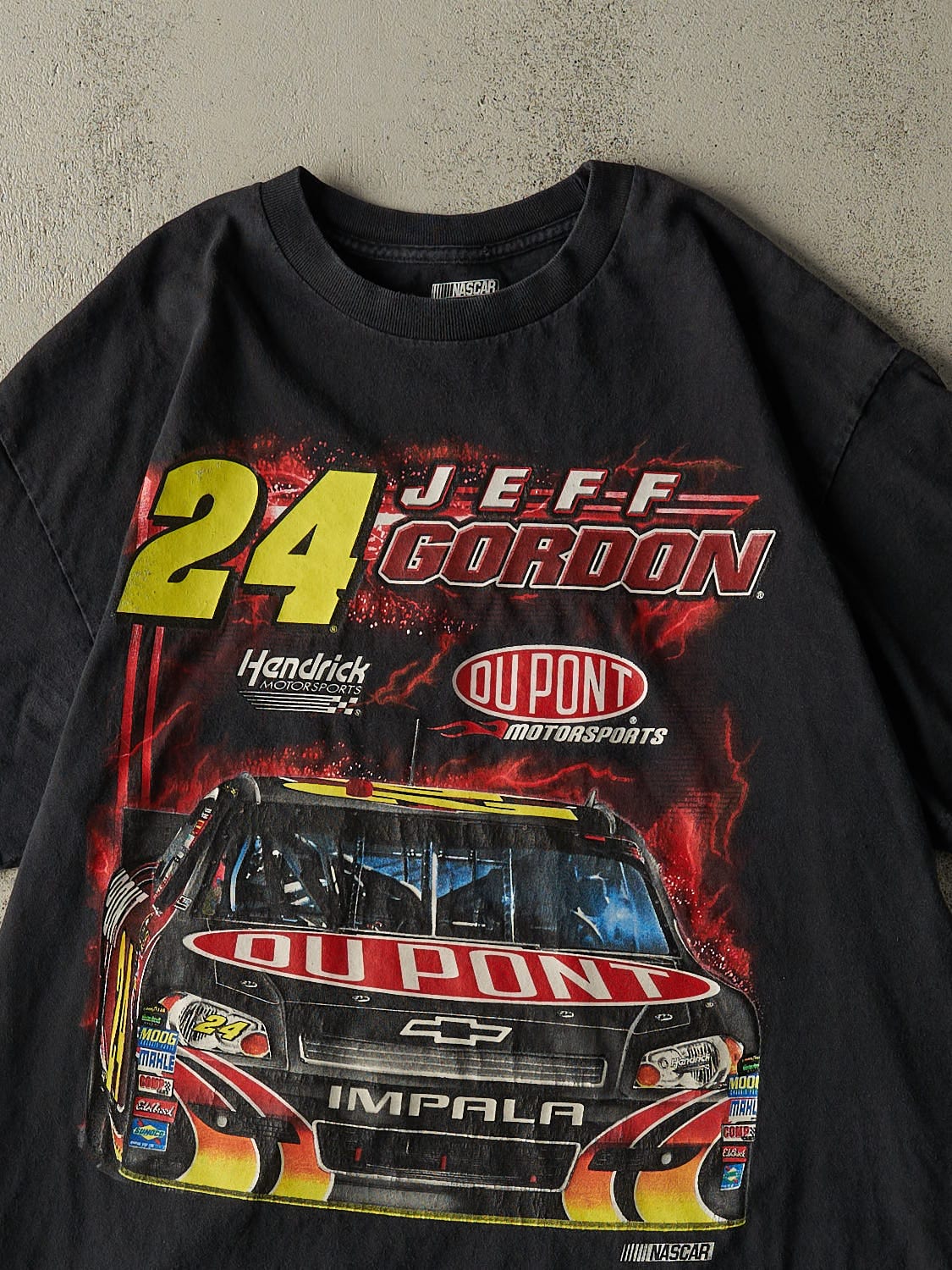 Vintage Y2K Black Jeff Gordon Nascar Tee (XL/XXL)