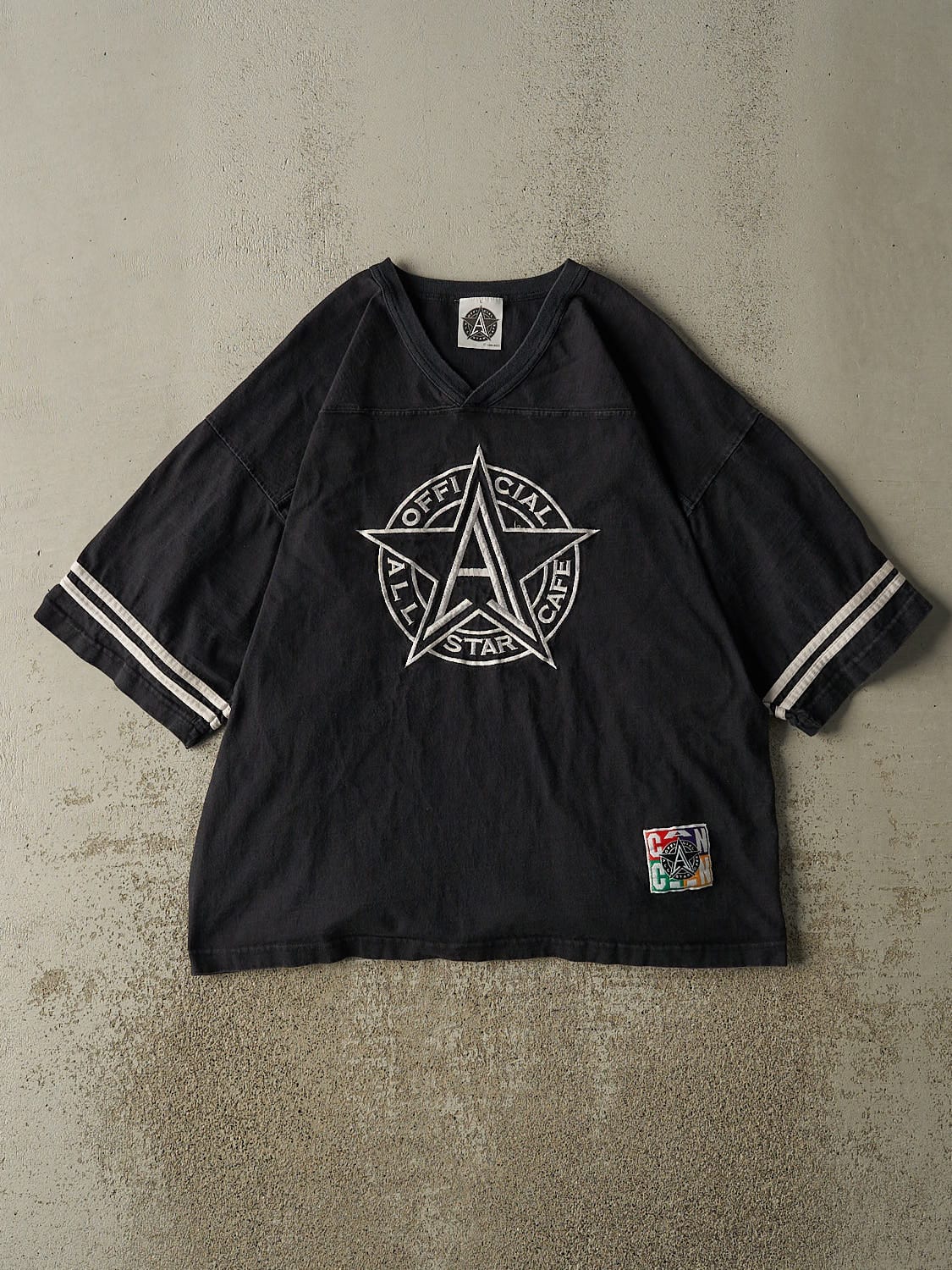 Vintage 95' Black All Star Cafe Jersey Tee (L/XL)