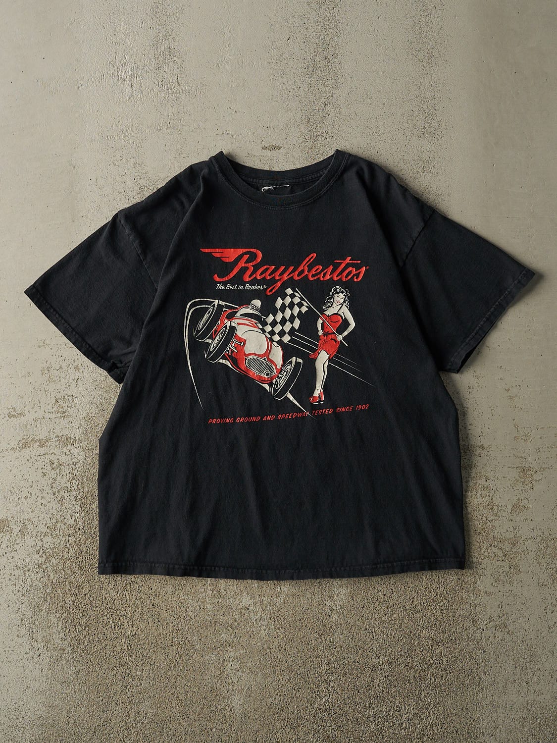 Vintage 90s Black Raybesto's Brakes Tee (L/XL)