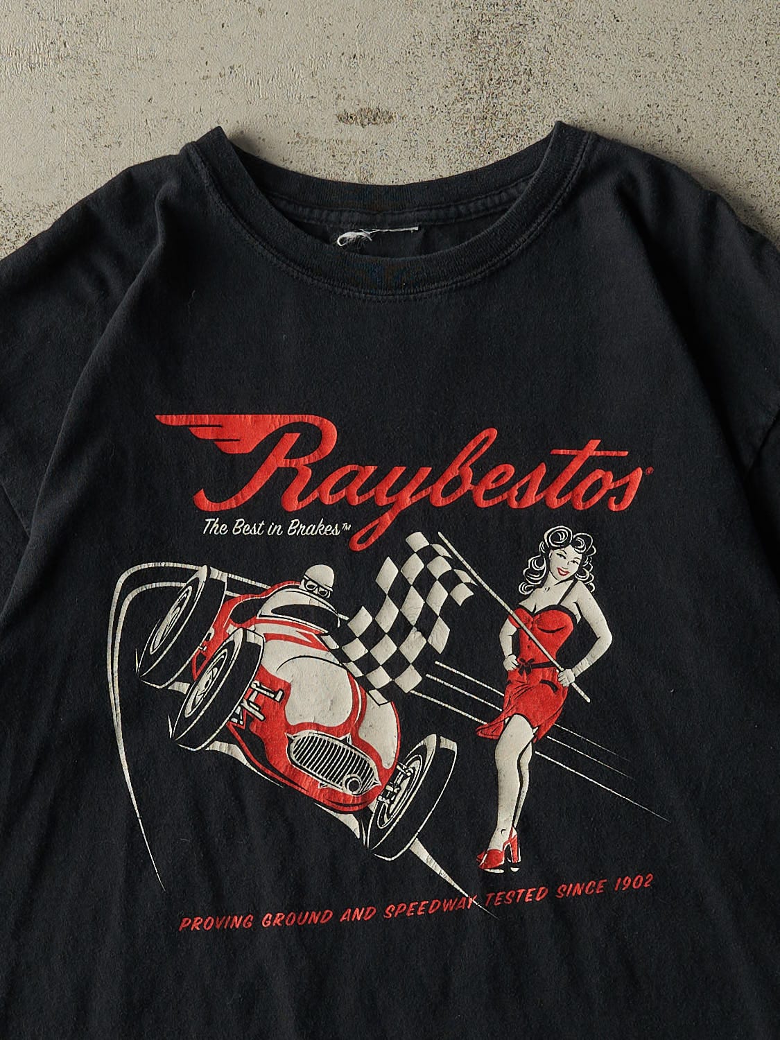 Vintage 90s Black Raybesto's Brakes Tee (L/XL)