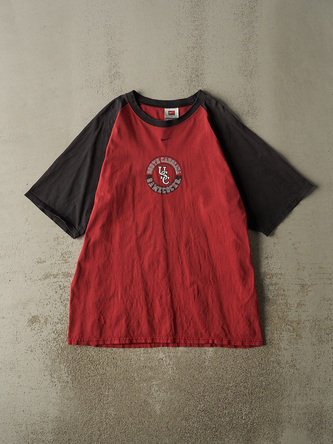 Vintage Y2K Red & Black University of South Carolina Nike Tee (XL/XXL)