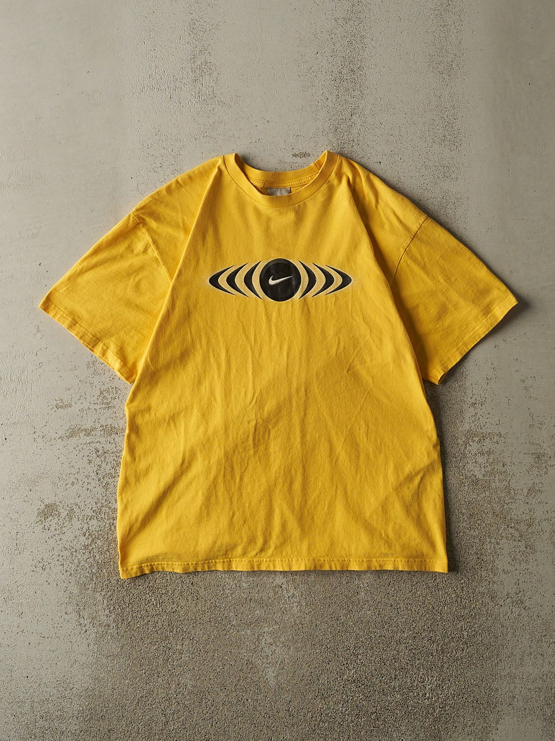 Vintage Y2K Yellow Nike Tee (L/XL)
