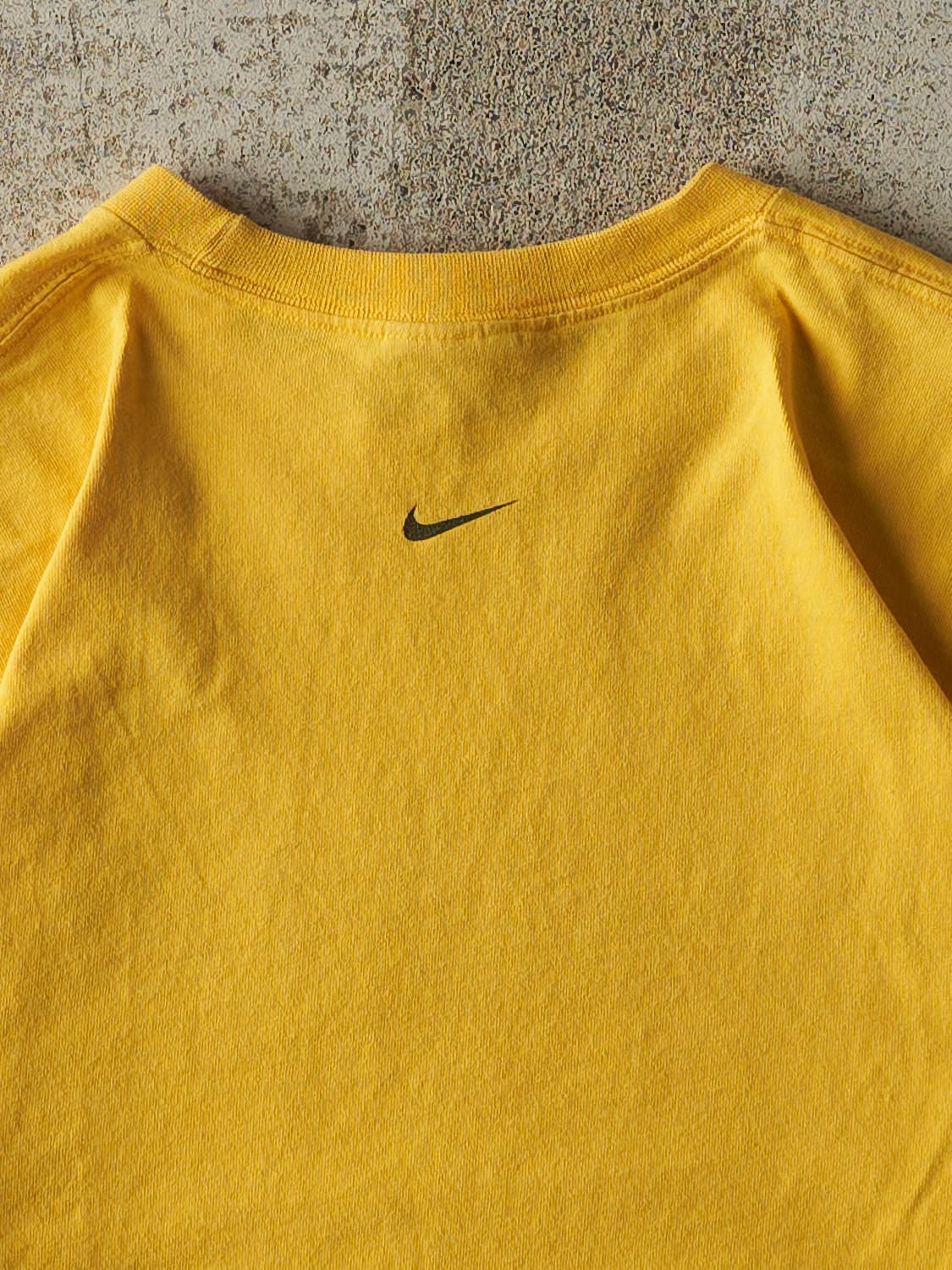 Vintage Y2K Yellow Nike Tee (L/XL)