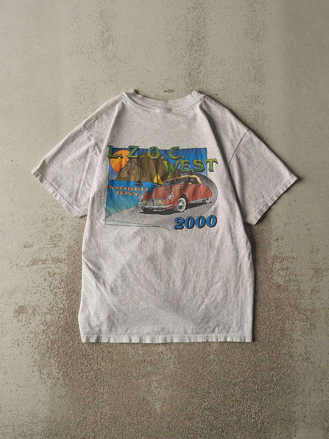 Vintage 00' Heather Grey Zephyrs Pocket Tee (M/L)