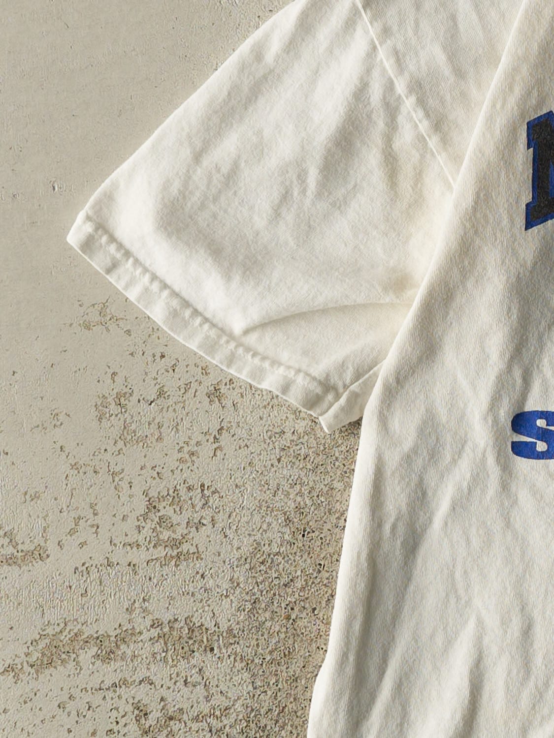Vintage 90s White Metuchen Swimming Tee (M)