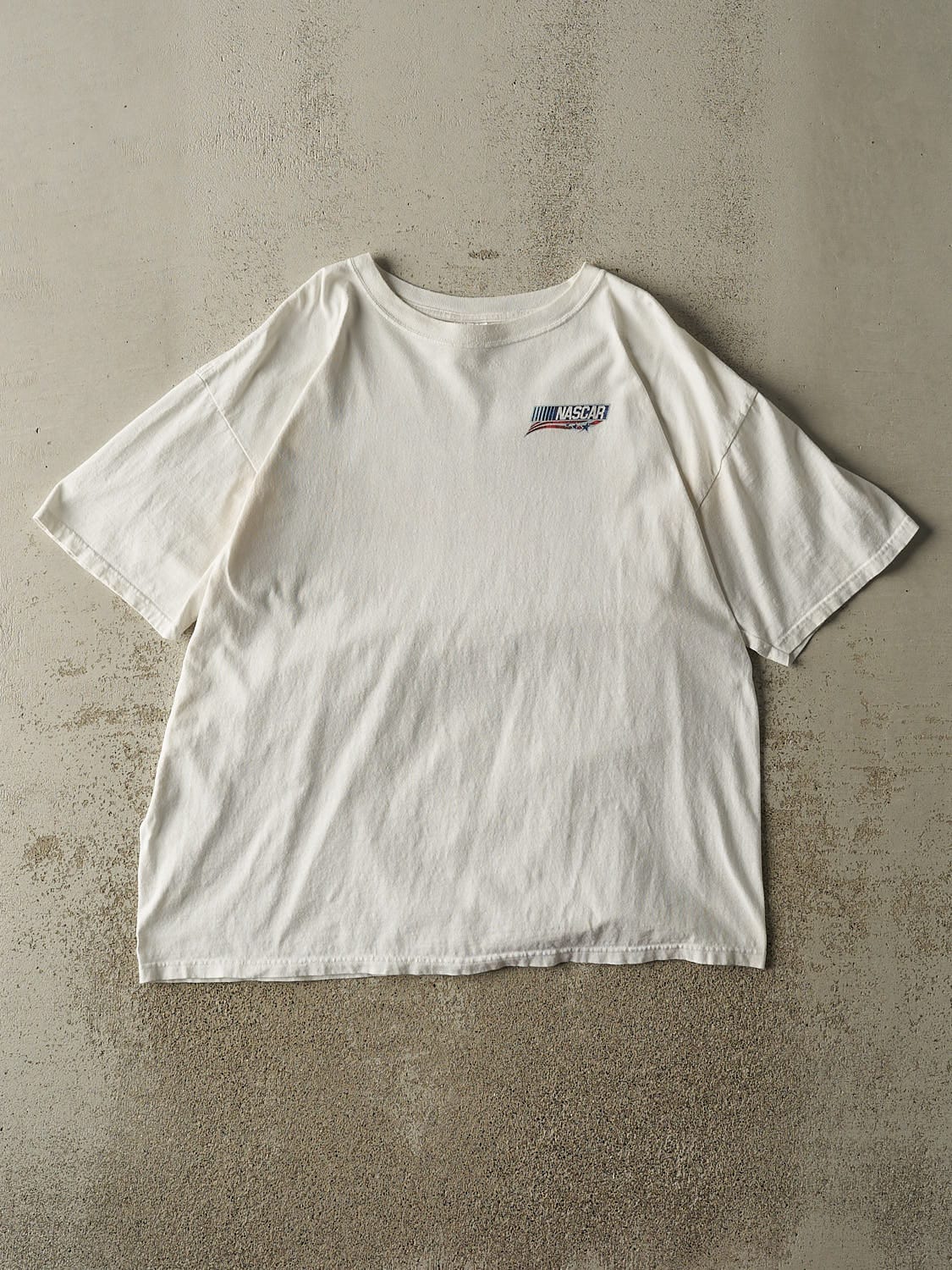 Vintage 12' White Tony Stewart Nascar Tee (XL)