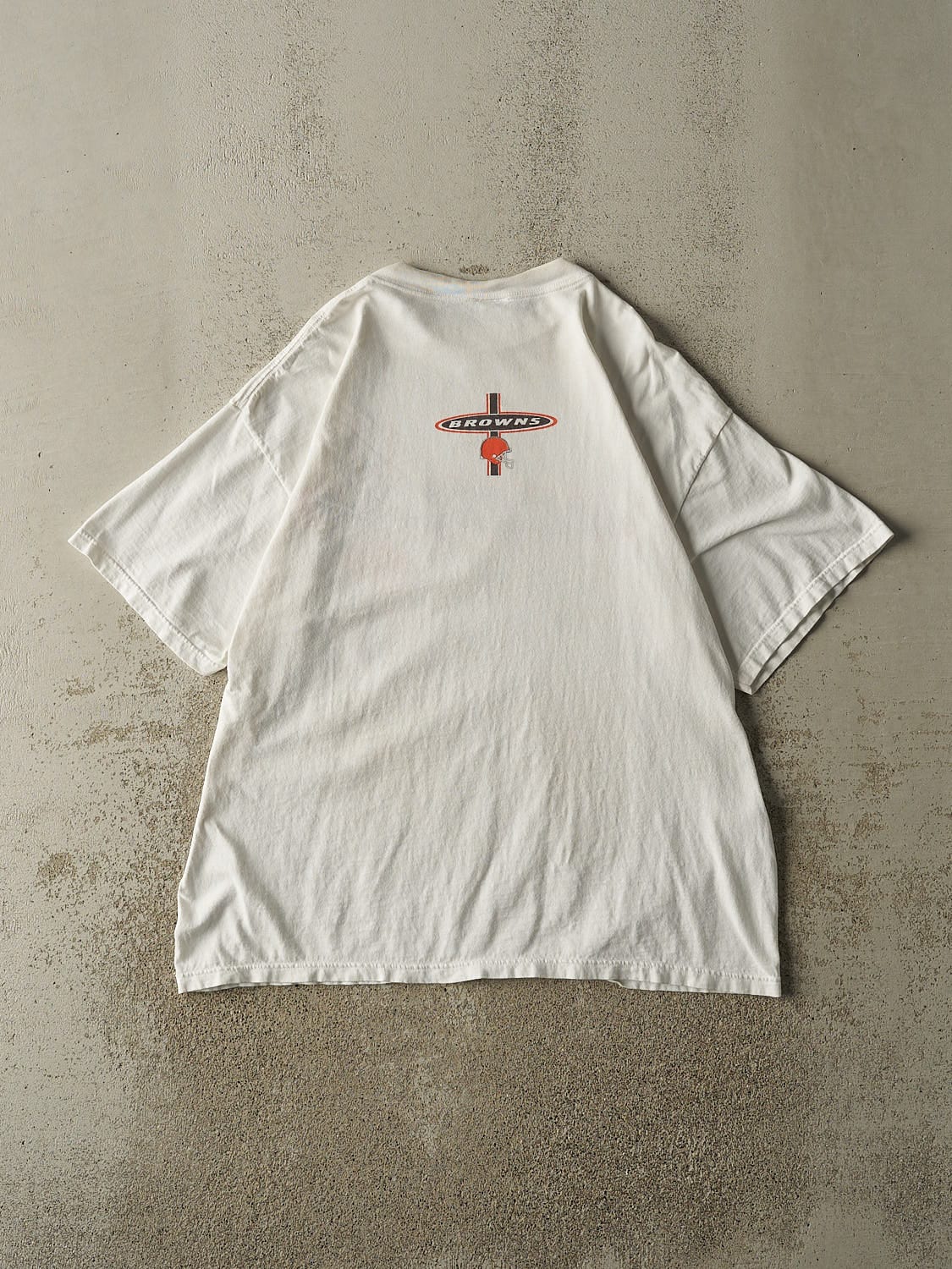 Vintage 90s White Cleveland Browns Tee (XL)