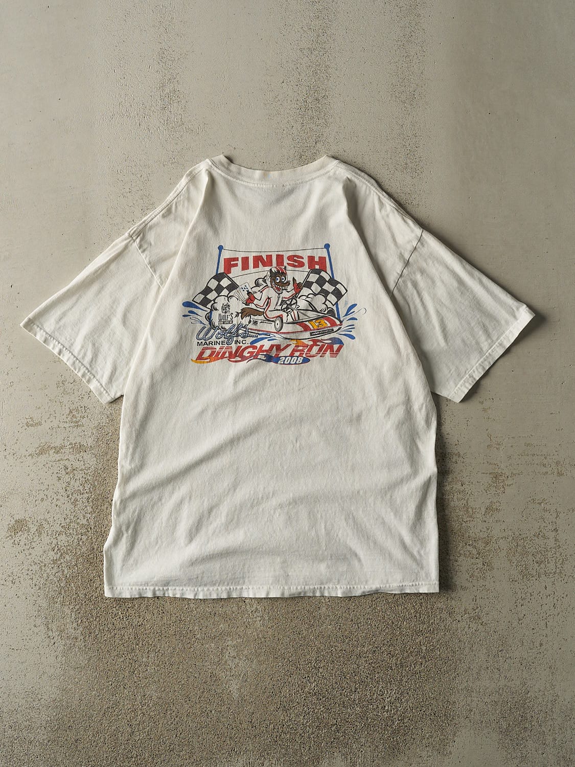 Vintage 08' White Wolf's Drivers Supply Tee (XL)