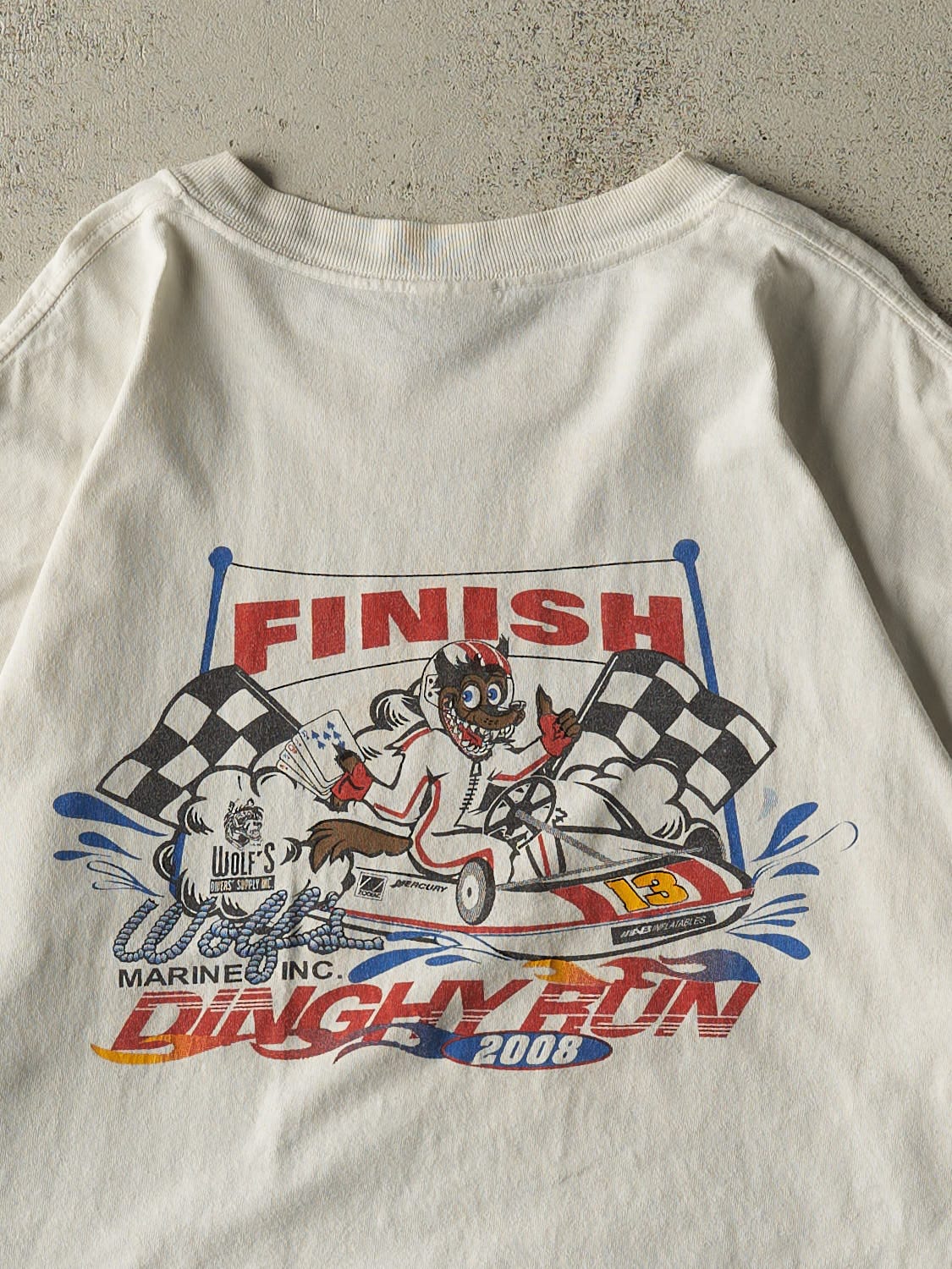 Vintage 08' White Wolf's Drivers Supply Tee (XL)