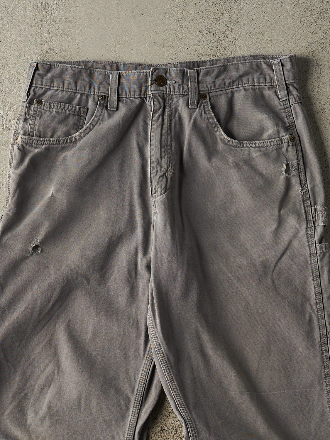 Vintage 90s Grey Carhartt Carpenter Pants (33x30)