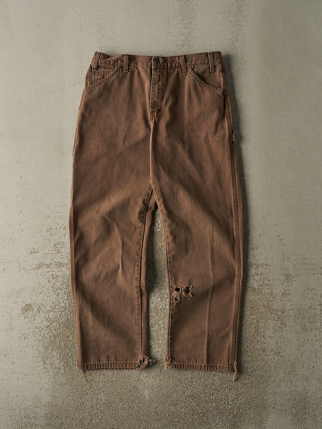 Vintage 90s Brown Dickies Carpenter Pants (33x31)