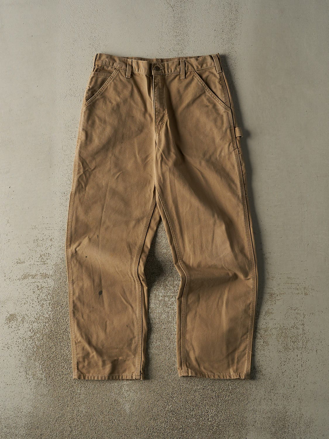 Vintage Y2K Beige Carhartt Carpenter Pants (32x31.5)