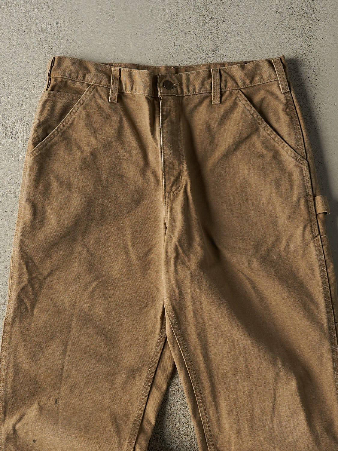 Vintage Y2K Beige Carhartt Carpenter Pants (32x31.5)