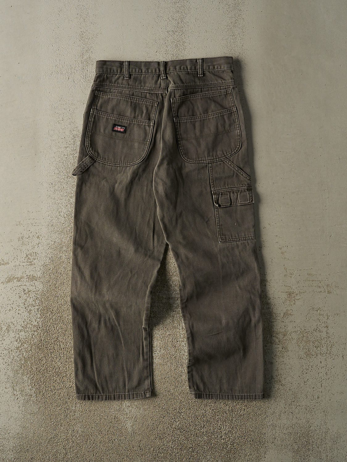 Vintage Y2K Green Dickies Double Knee L Pocket Carpenter Pants (31x28.5)