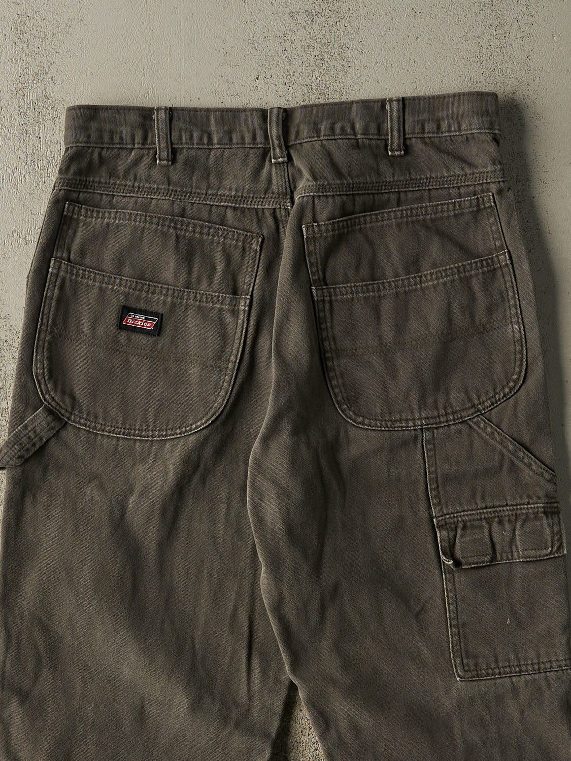 Vintage Y2K Green Dickies Double Knee L Pocket Carpenter Pants (31x28.5)