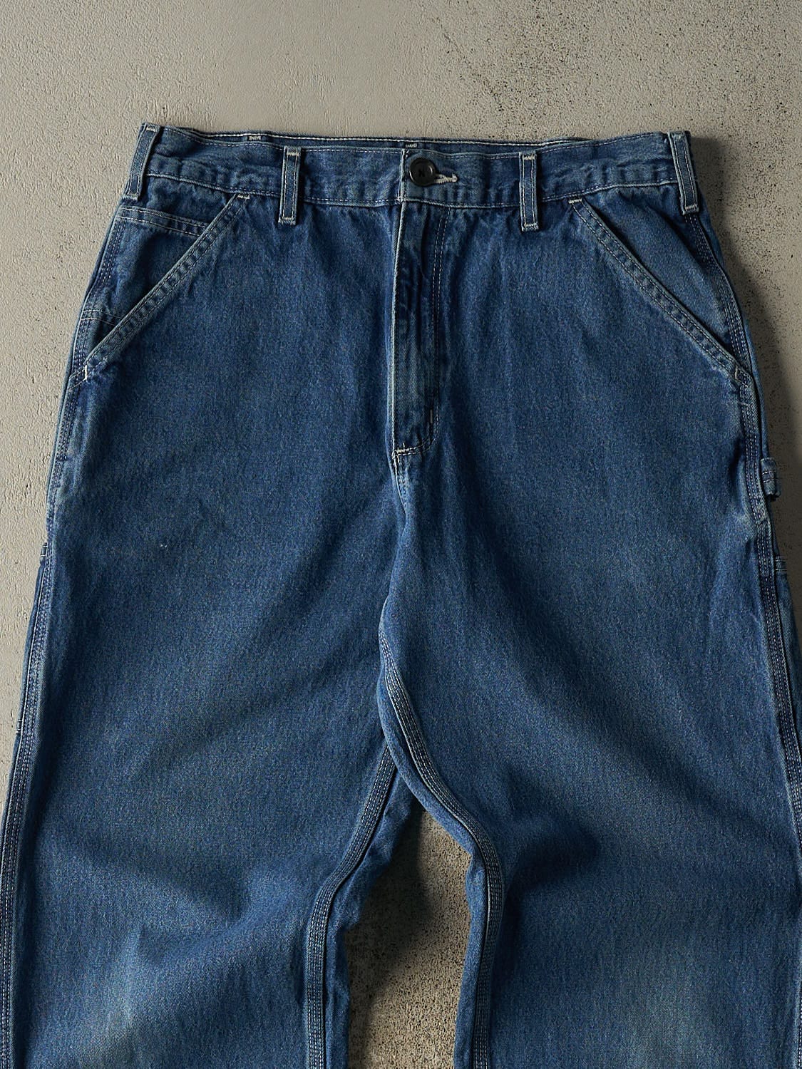 Vintage 90s Mid Wash Carhartt Carpenter Jeans (33x33)