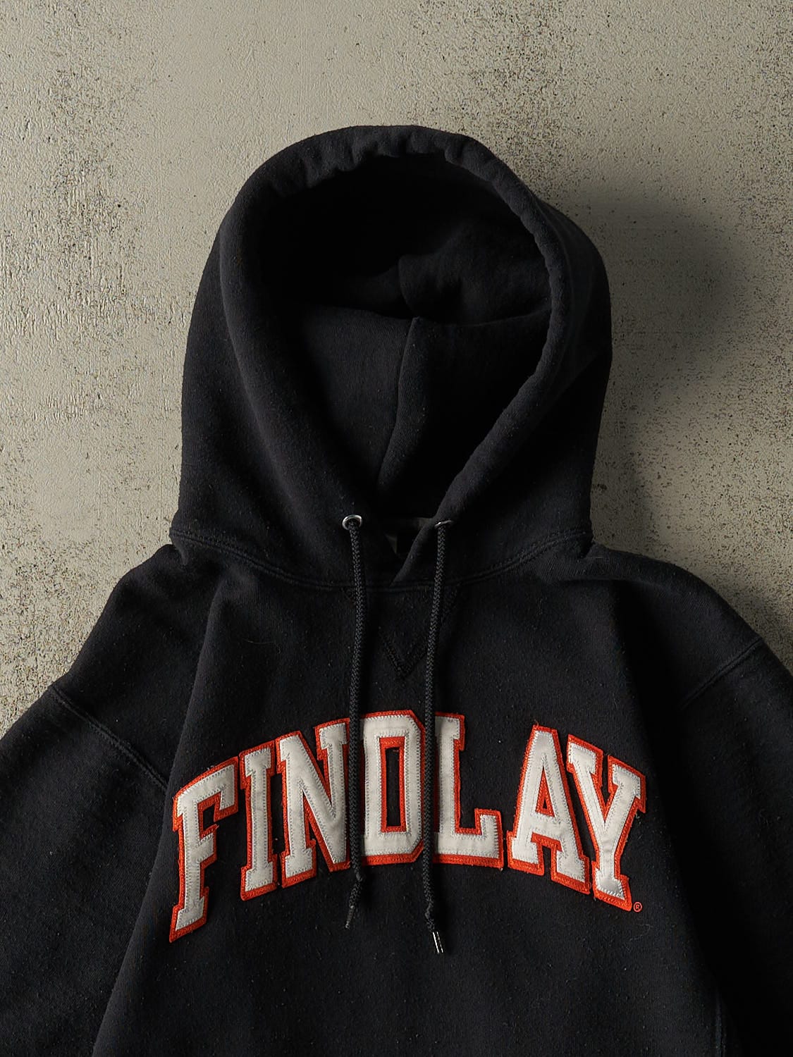 Vintage Y2K Black Russell Athletic Findlay Hoodie (XS)