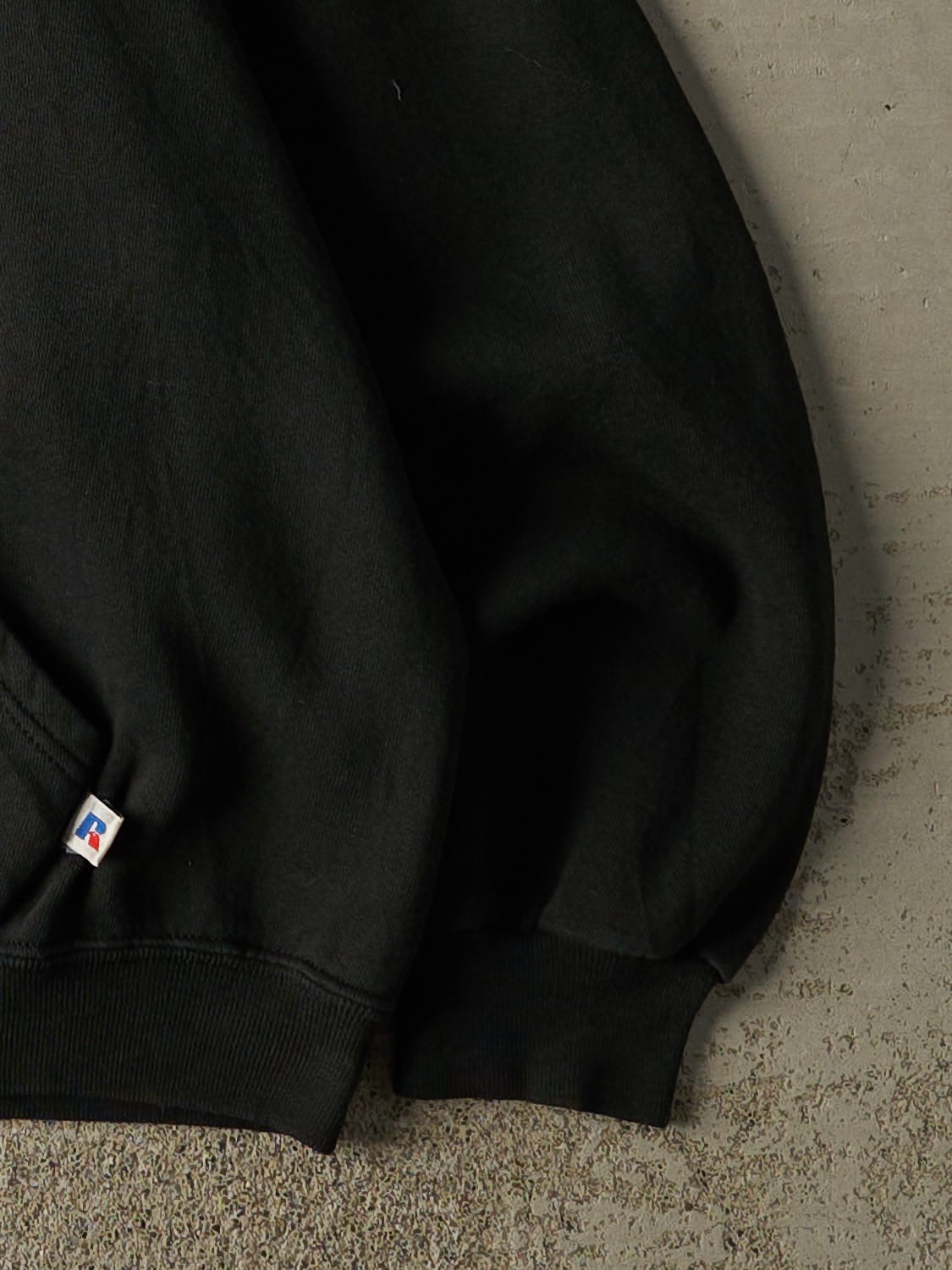 Vintage 90s Black Russell Athletic Lady Comet Soccer Hoodie (XS/S)