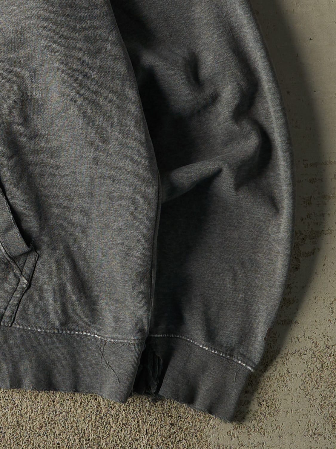Vintage 90s Grey BYU Idaho Hoodie (L/XL)