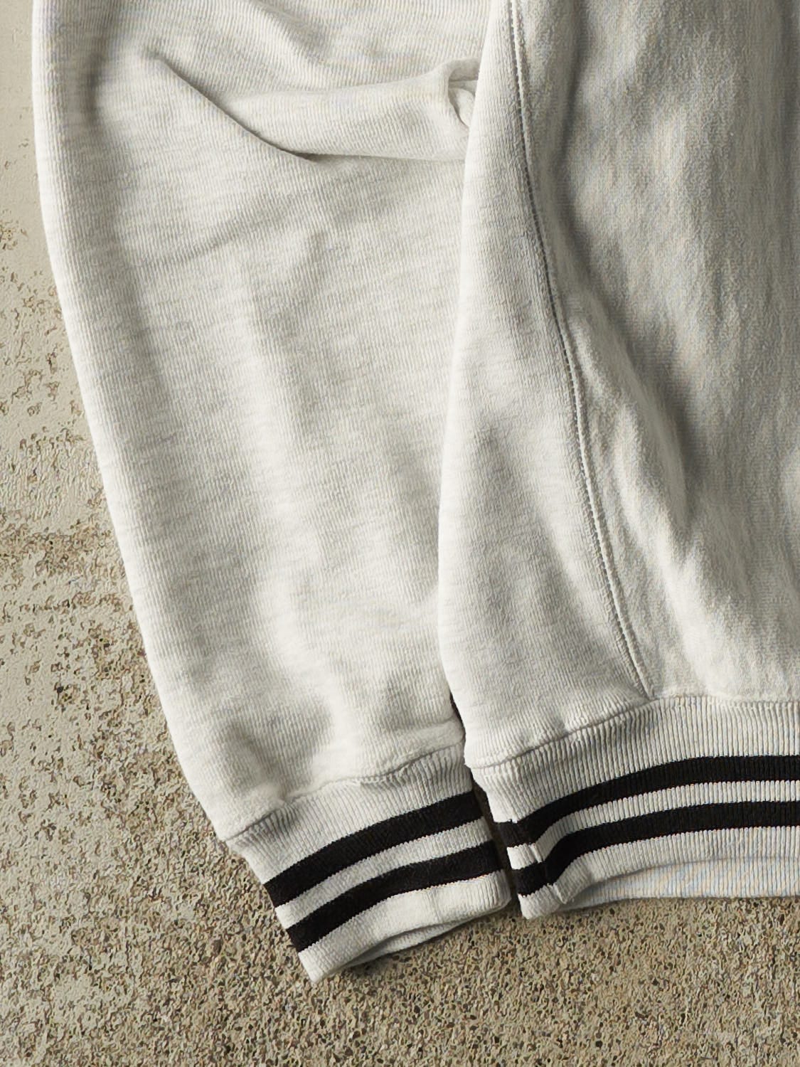 Vintage 90s Heather Grey Champion Reverse Weave Boston Bruins Crewneck (M)
