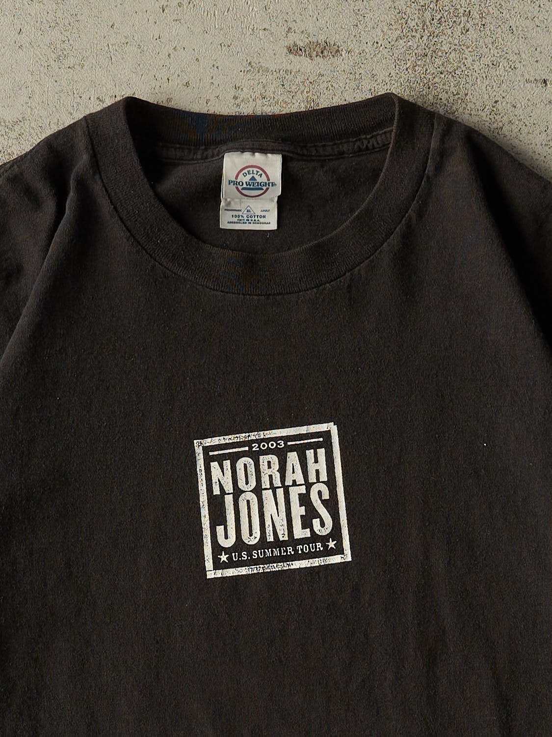 Vintage 03' Black Norah Jones US Tour Tee (L/XL)