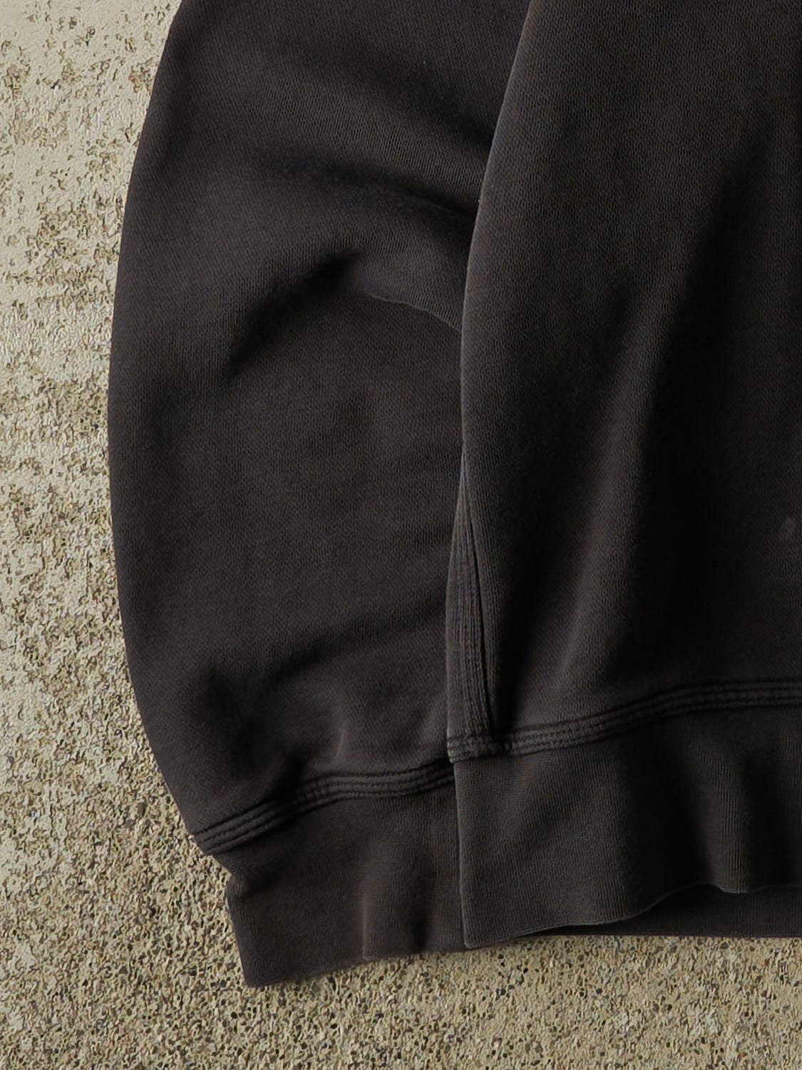 Vintage Y2K Faded Black Nike Embroidered Crewneck (L)