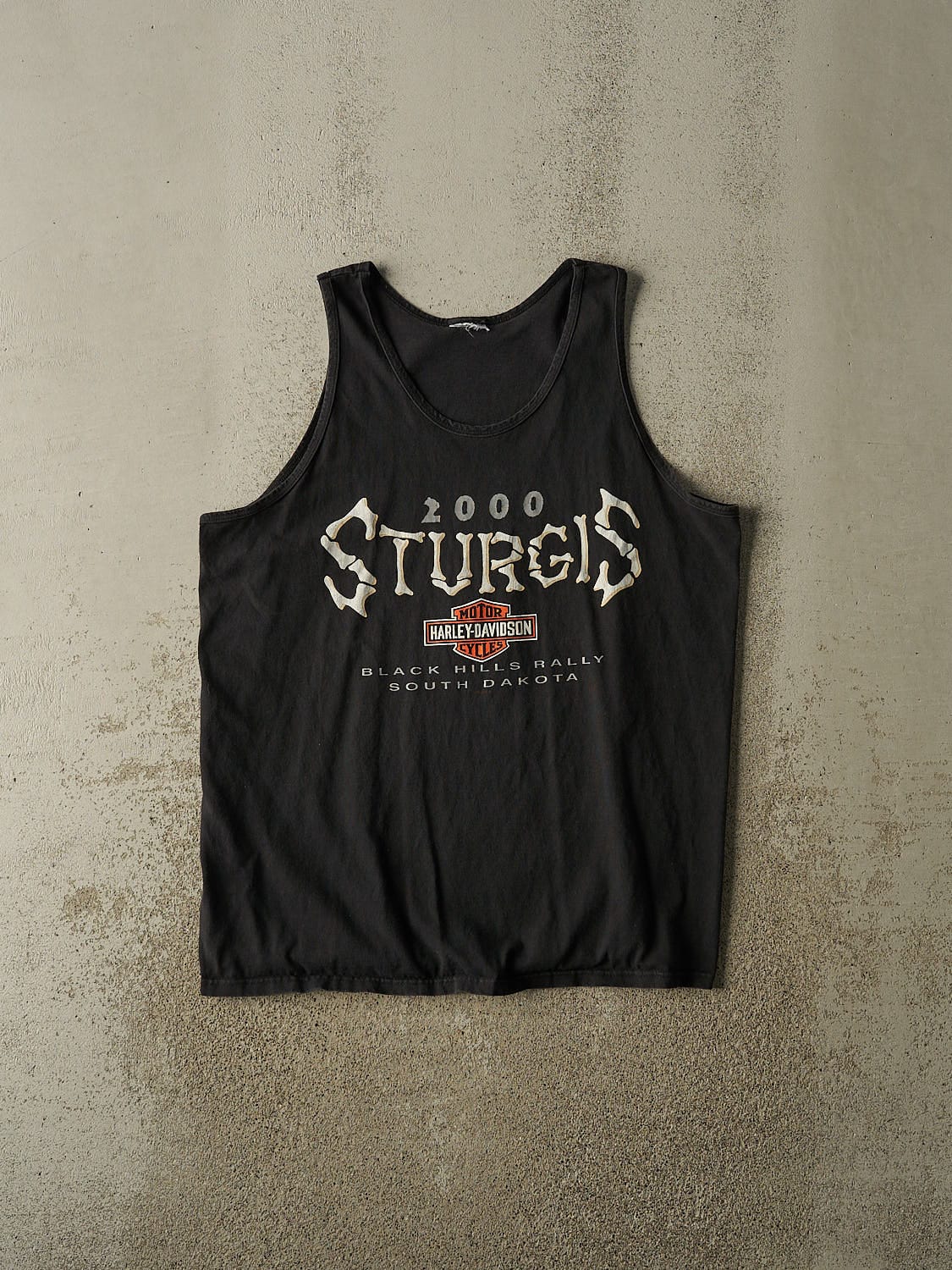 Vintage 00' Black Harley Davidson Sturgis Tank (L/XL)