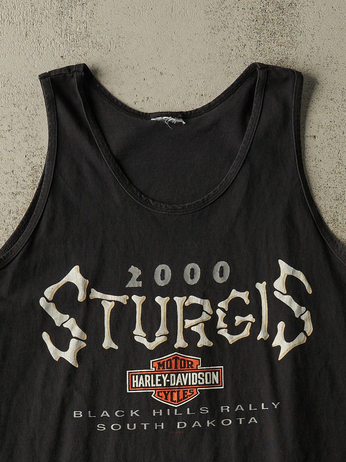 Vintage 00' Black Harley Davidson Sturgis Tank (L/XL)