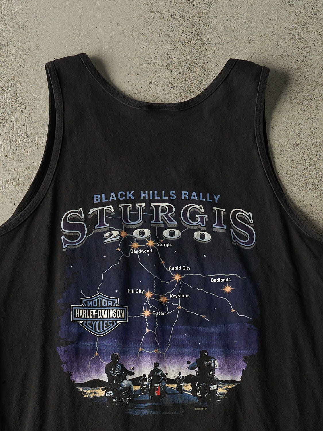 Vintage 00' Black Harley Davidson Sturgis Tank (L/XL)
